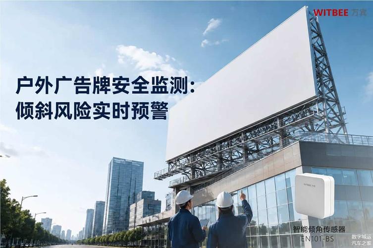 户外广告牌倾斜风险实时预警 守护城市“头顶安全”